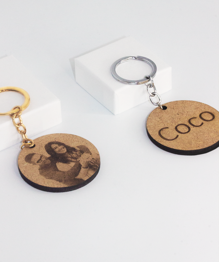 Llavero de Madera Personalizado
